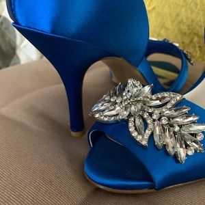 Something Blue Wedding Shoe…Like New Worn Once